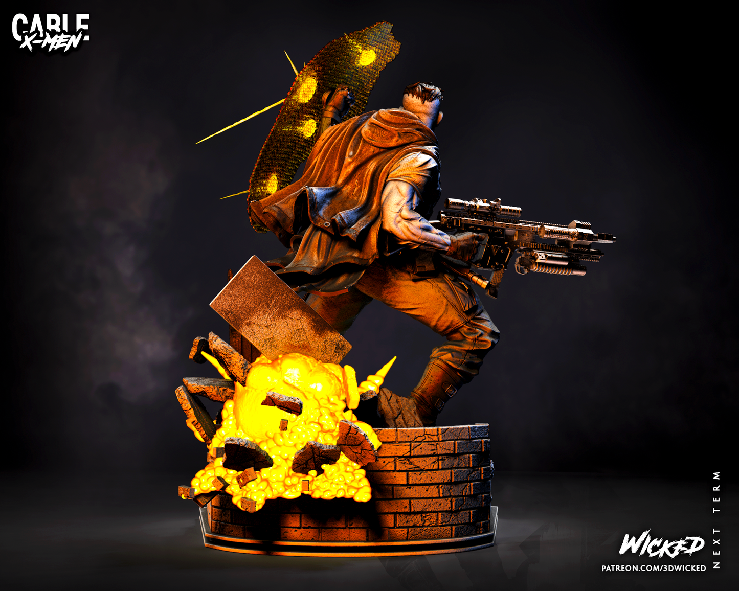 Cable Statue