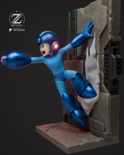 Mega Man Statue 3D-Printed Kit
