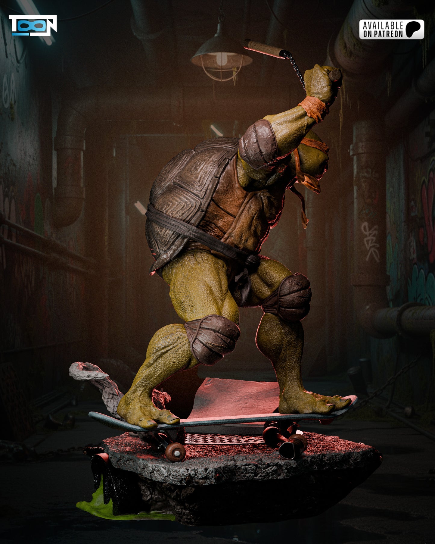 Michelangelo TMNT Statue