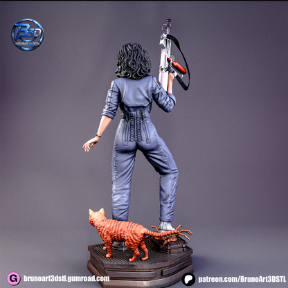 Ripley Statue 3D-Printed Kit