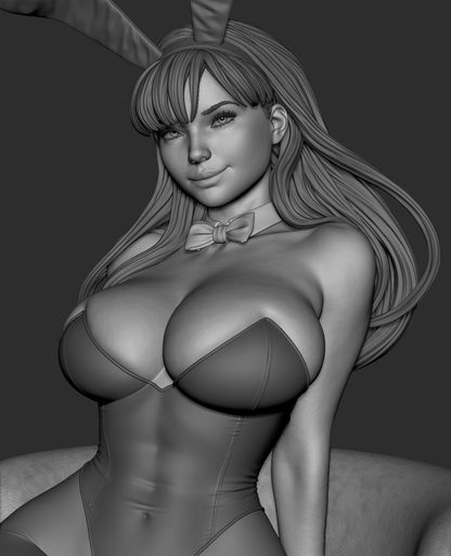 Bunny Girl Statue 3D-Printed Kit