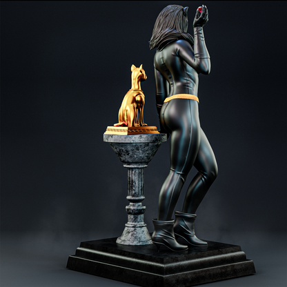 Catwoman (Julie Newmar)Statue 3D-Printed Kit