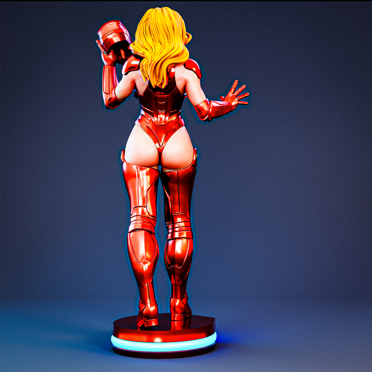 Pepper Potts Statue 3D-Printed Kit