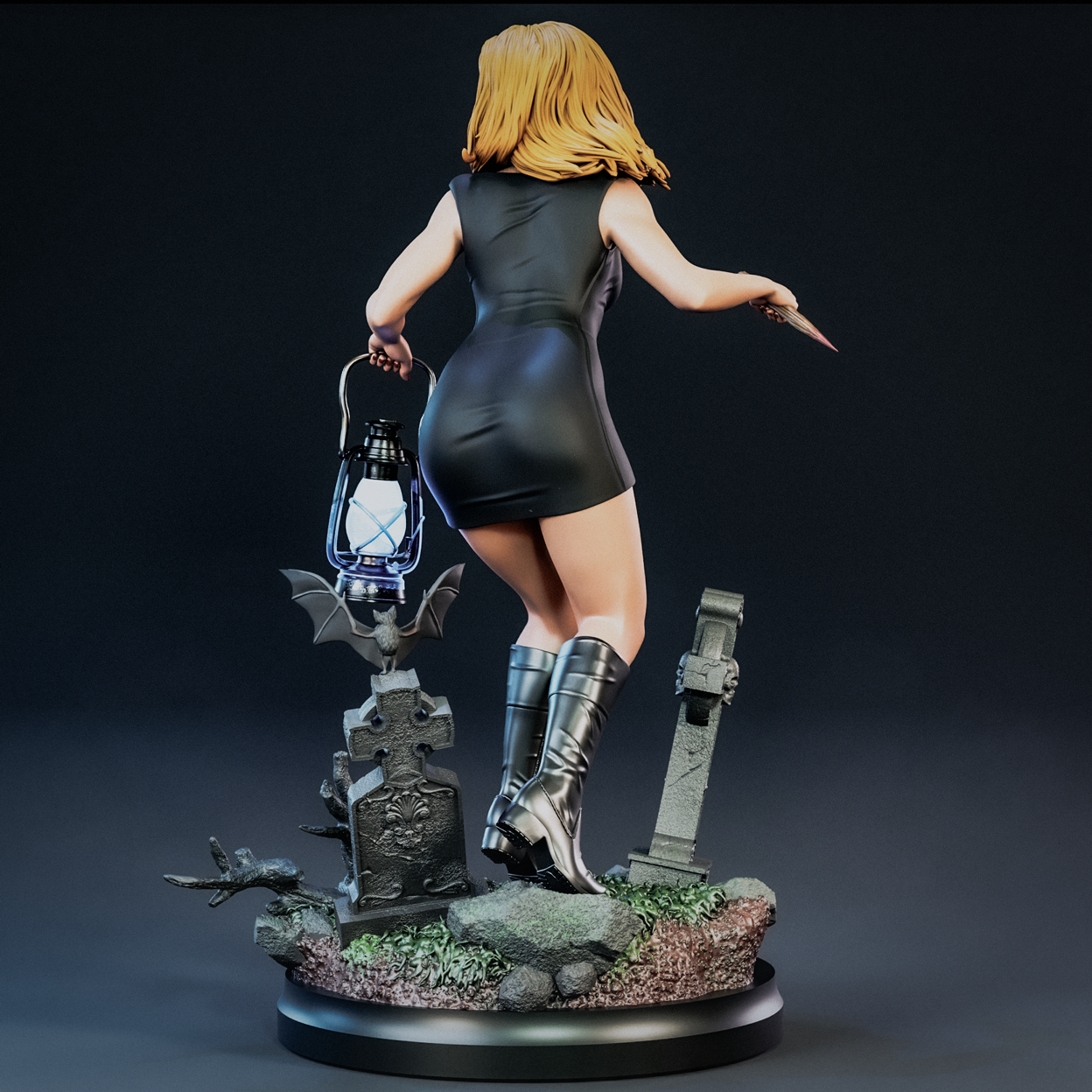Buffy The Vampire Slayer Statue 3D-Printed Kit