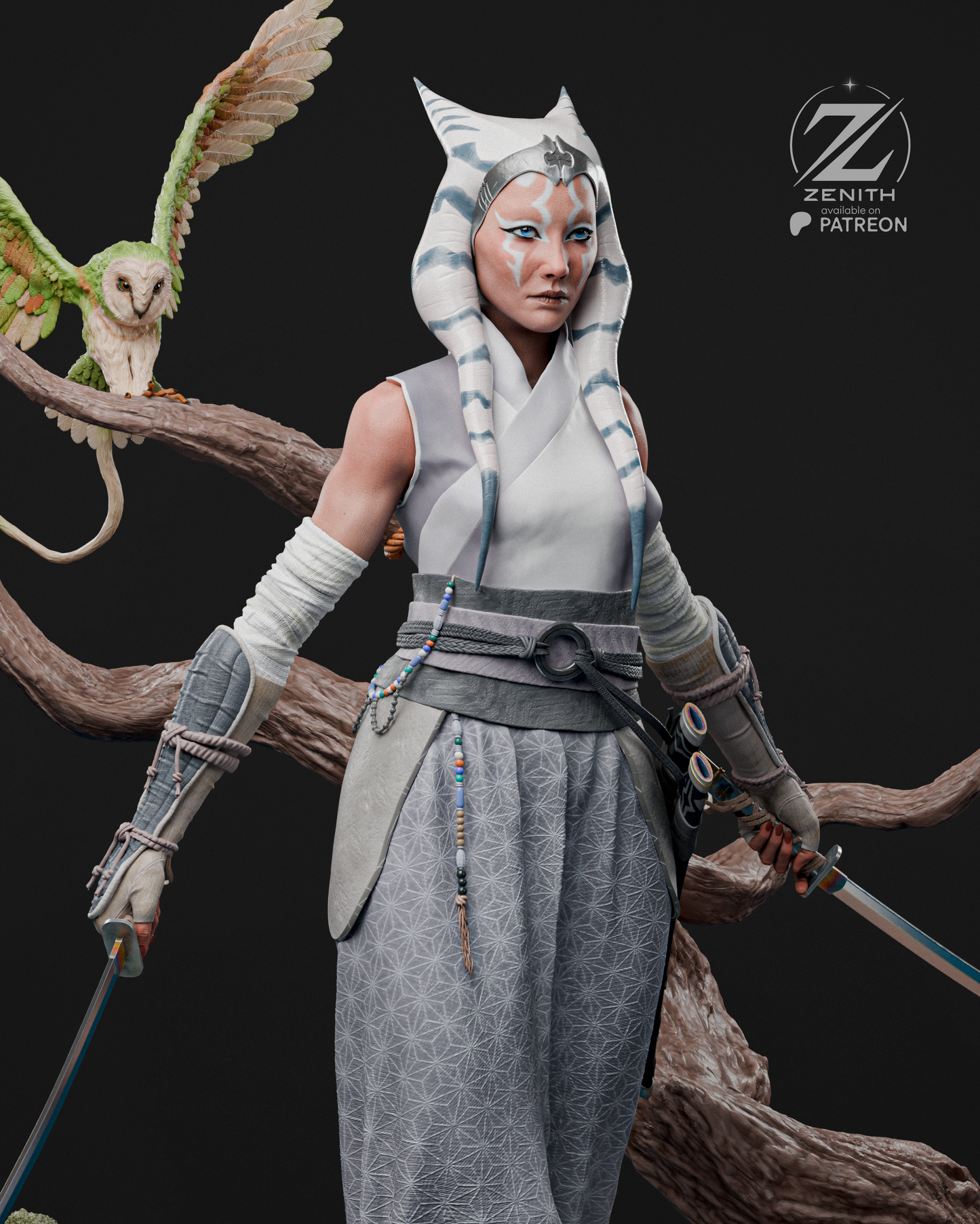 Samurai Ahsoka Statue