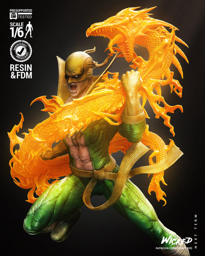 Marvel Power Man & Iron Fist (With Car) Diorama