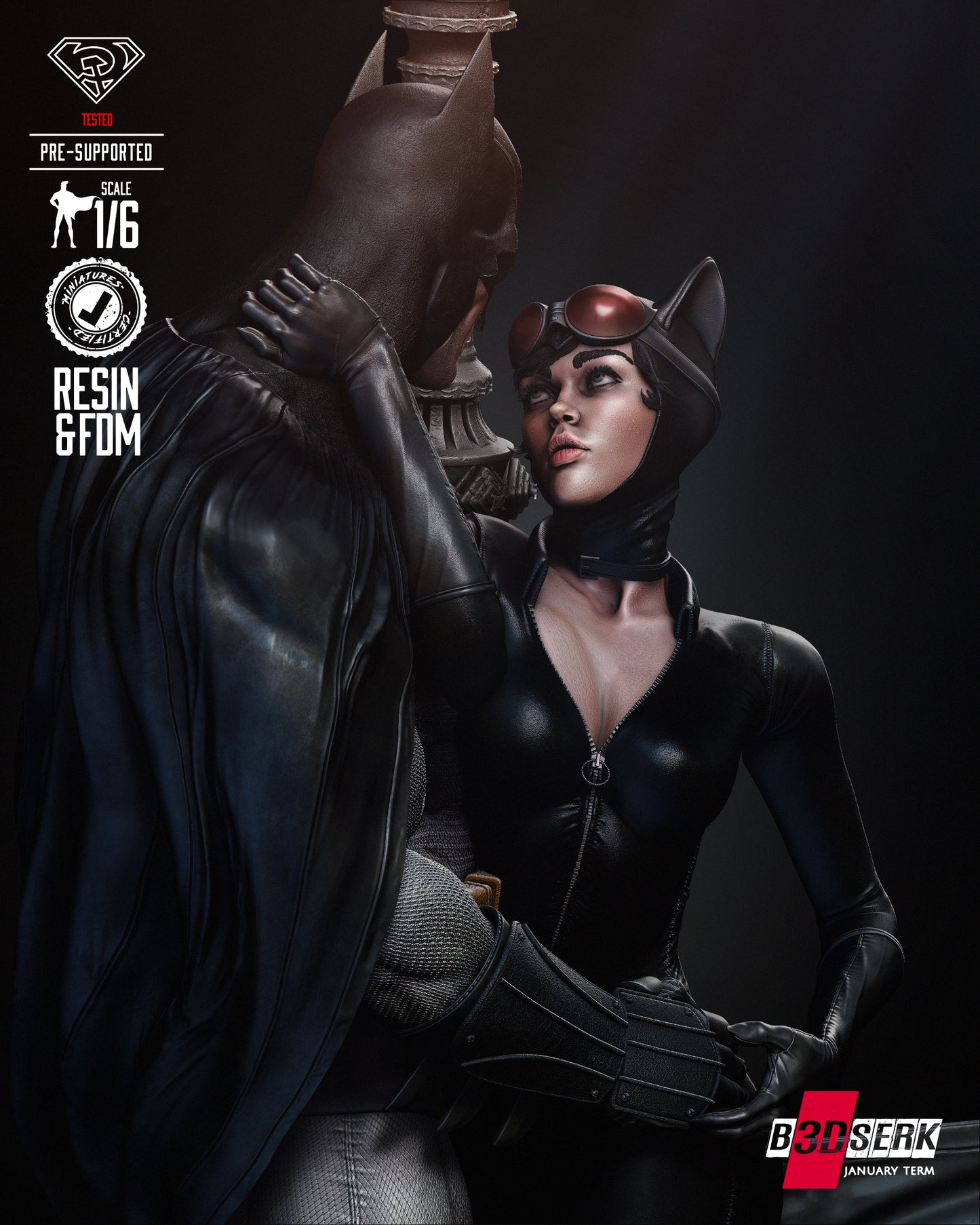 Batman & Catwoman Diorama