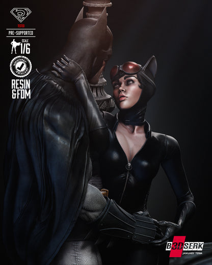 Batman & Catwoman Diorama