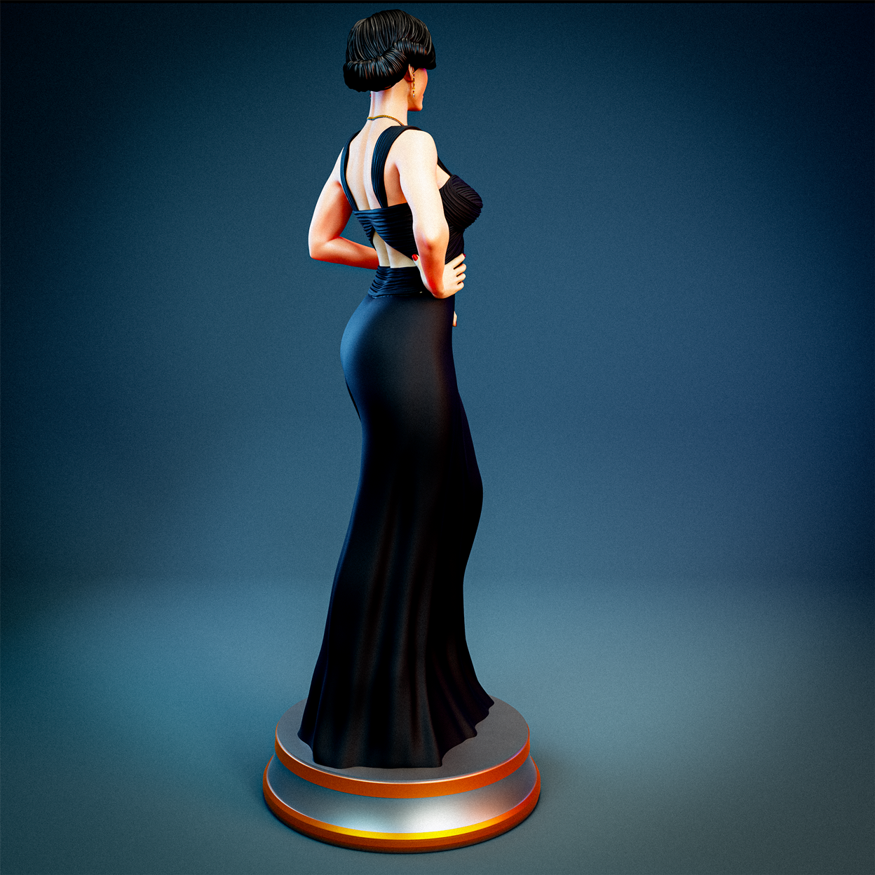 Vesper Lynd (Eva Green) Statue 3D-Printed Kit