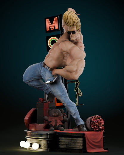 Johnny Bravo Statue