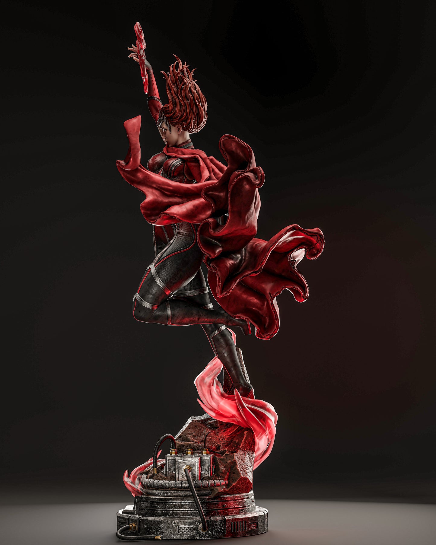 Scarlet Witch Statue 3D-Printed Kit