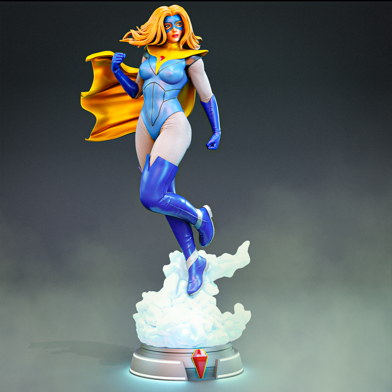 Blonde Blazer Statue