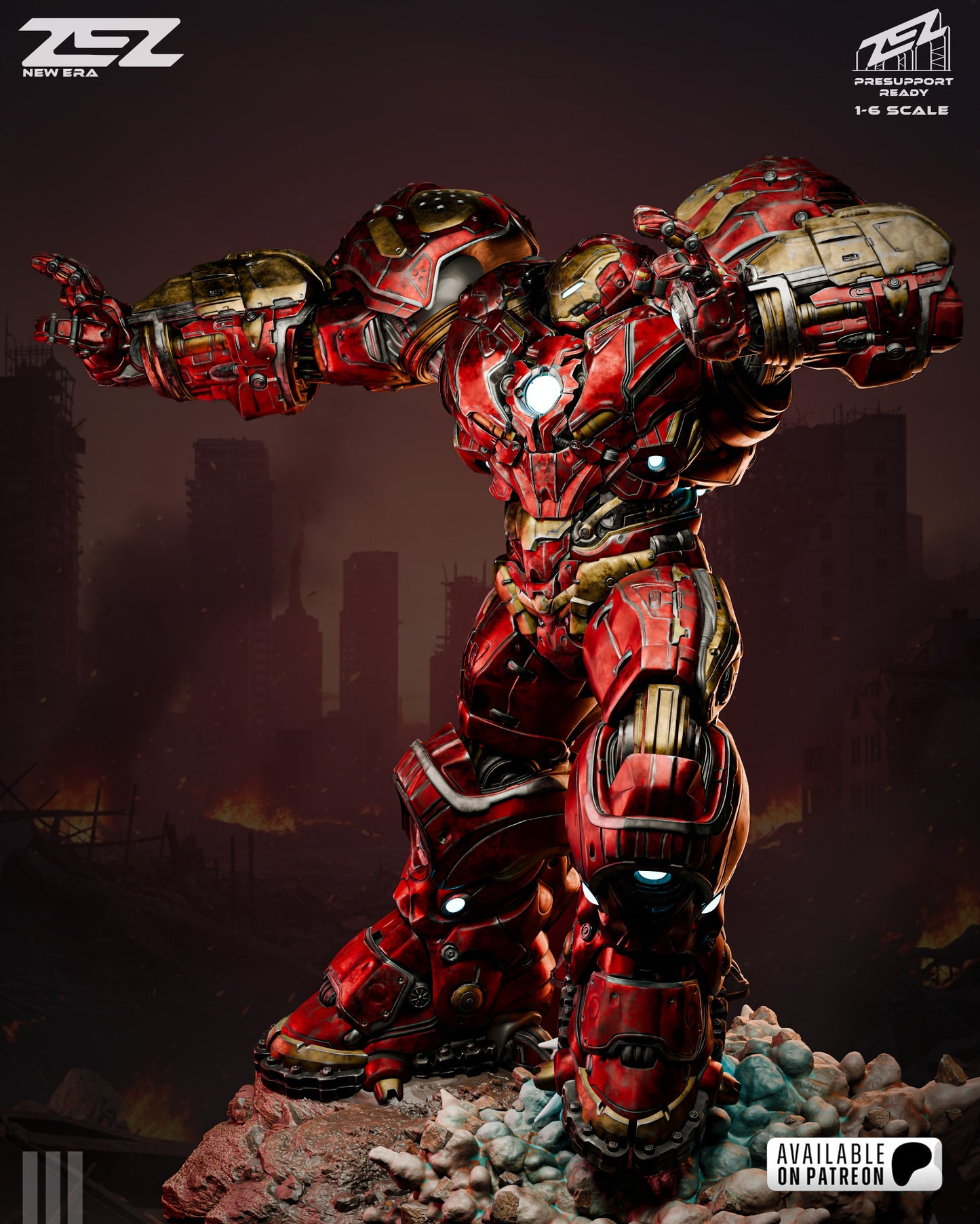 Hulkbuster Statue