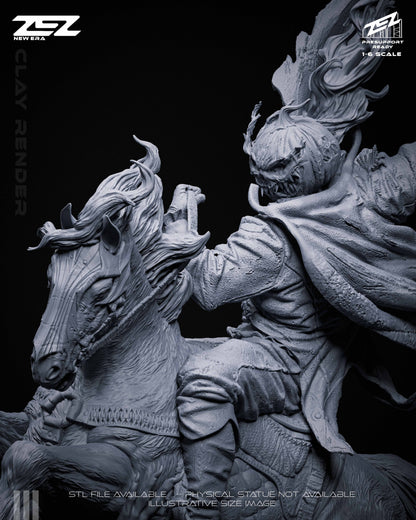 Headless Horseman Statue 3D-Printed Kit