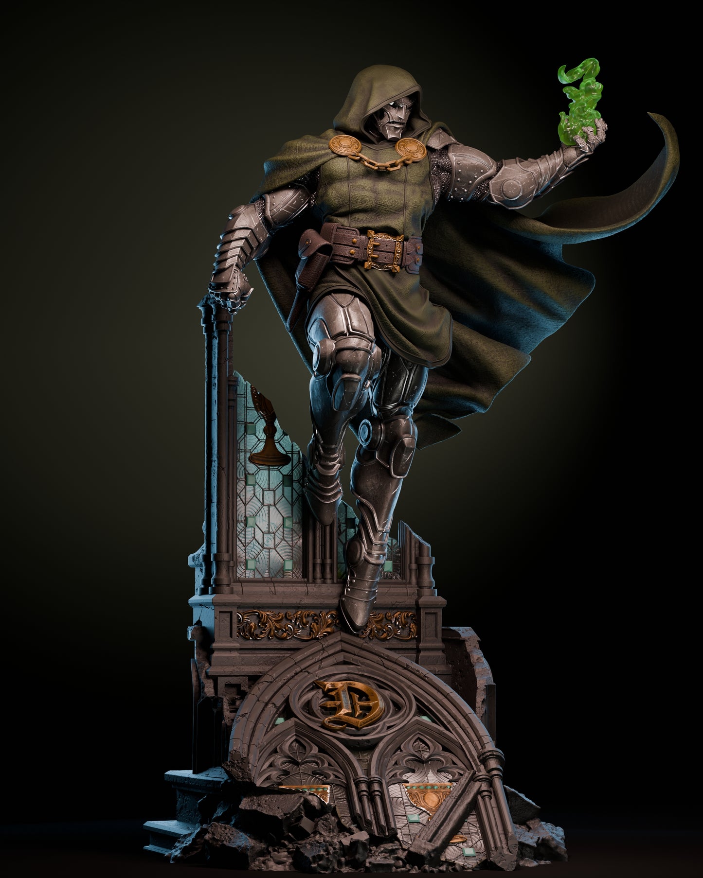 Dr. Doom Statue