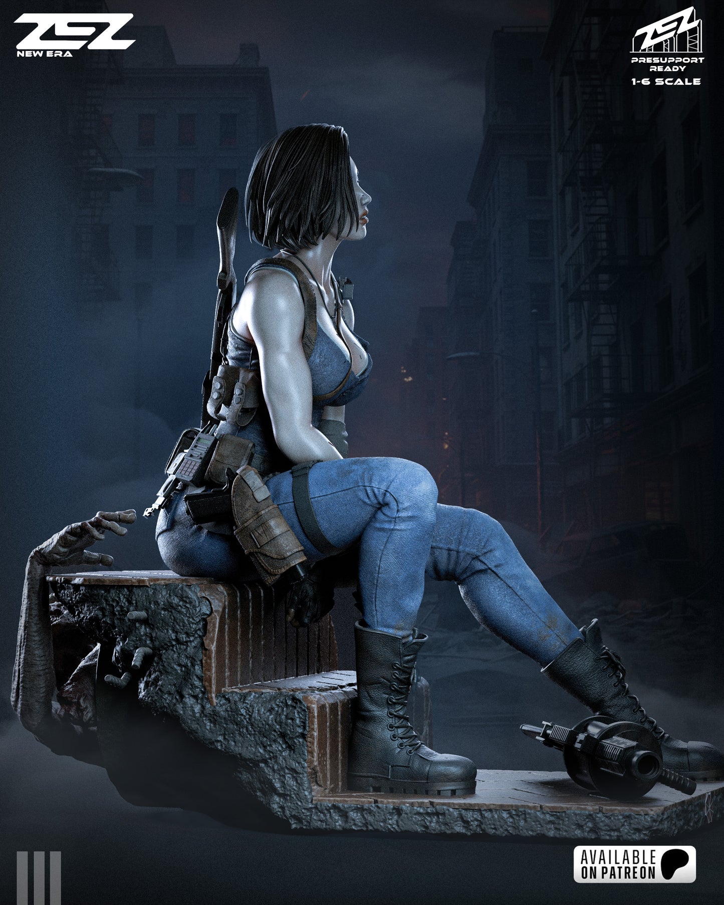 Jill Valentine Statue