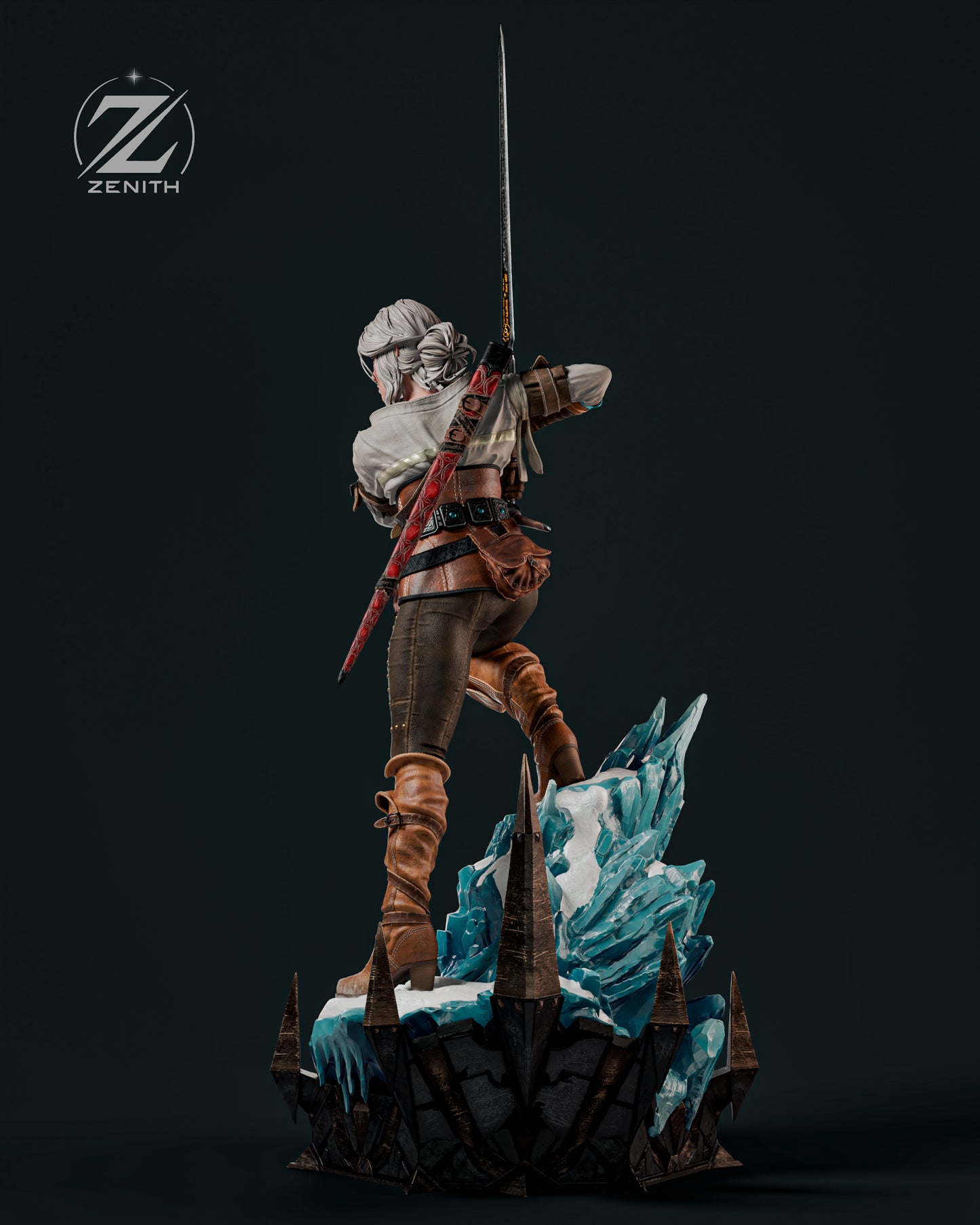 Ciri Statue 3D-Printed Kit