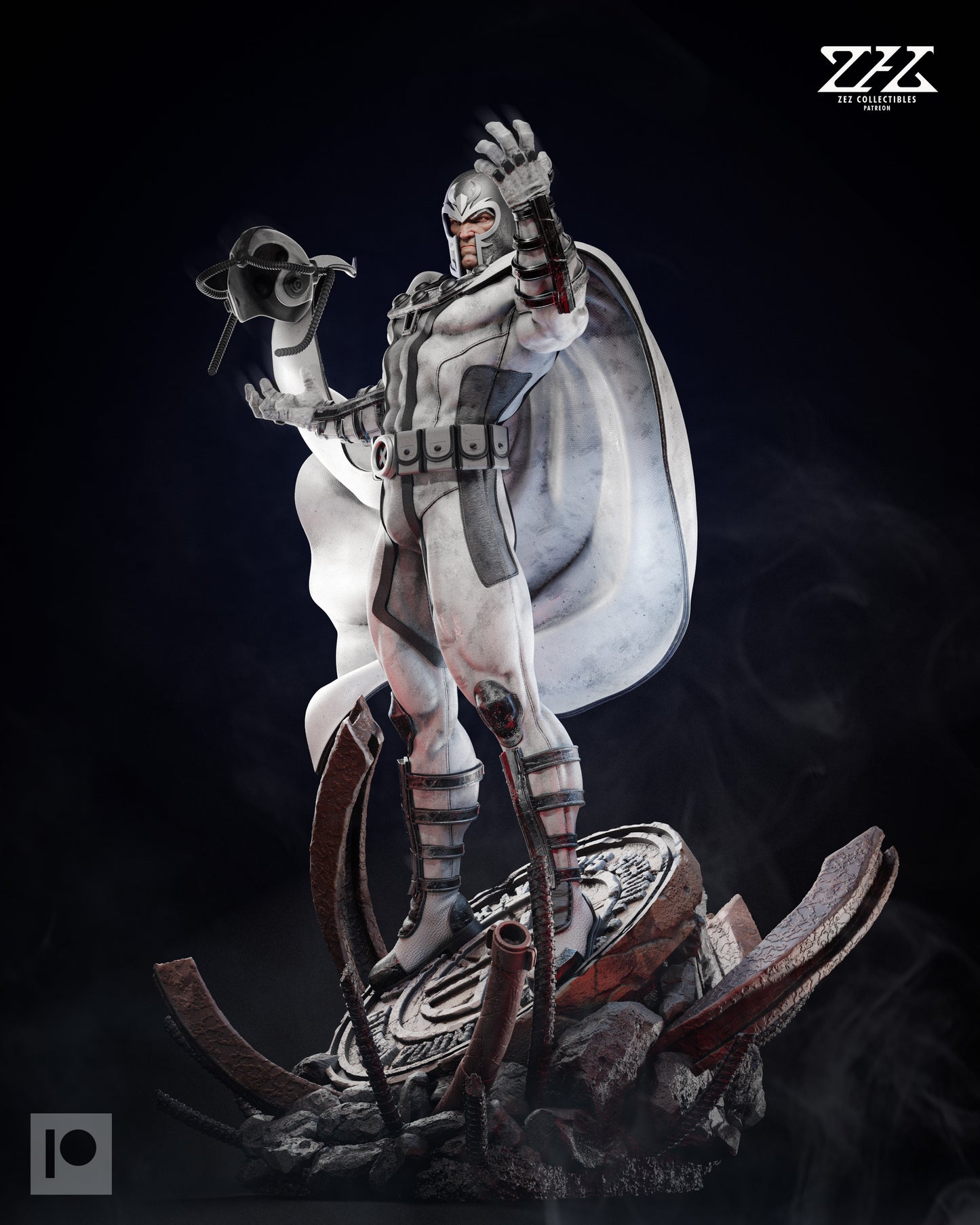 Magneto Statue 3D-Printed Kit