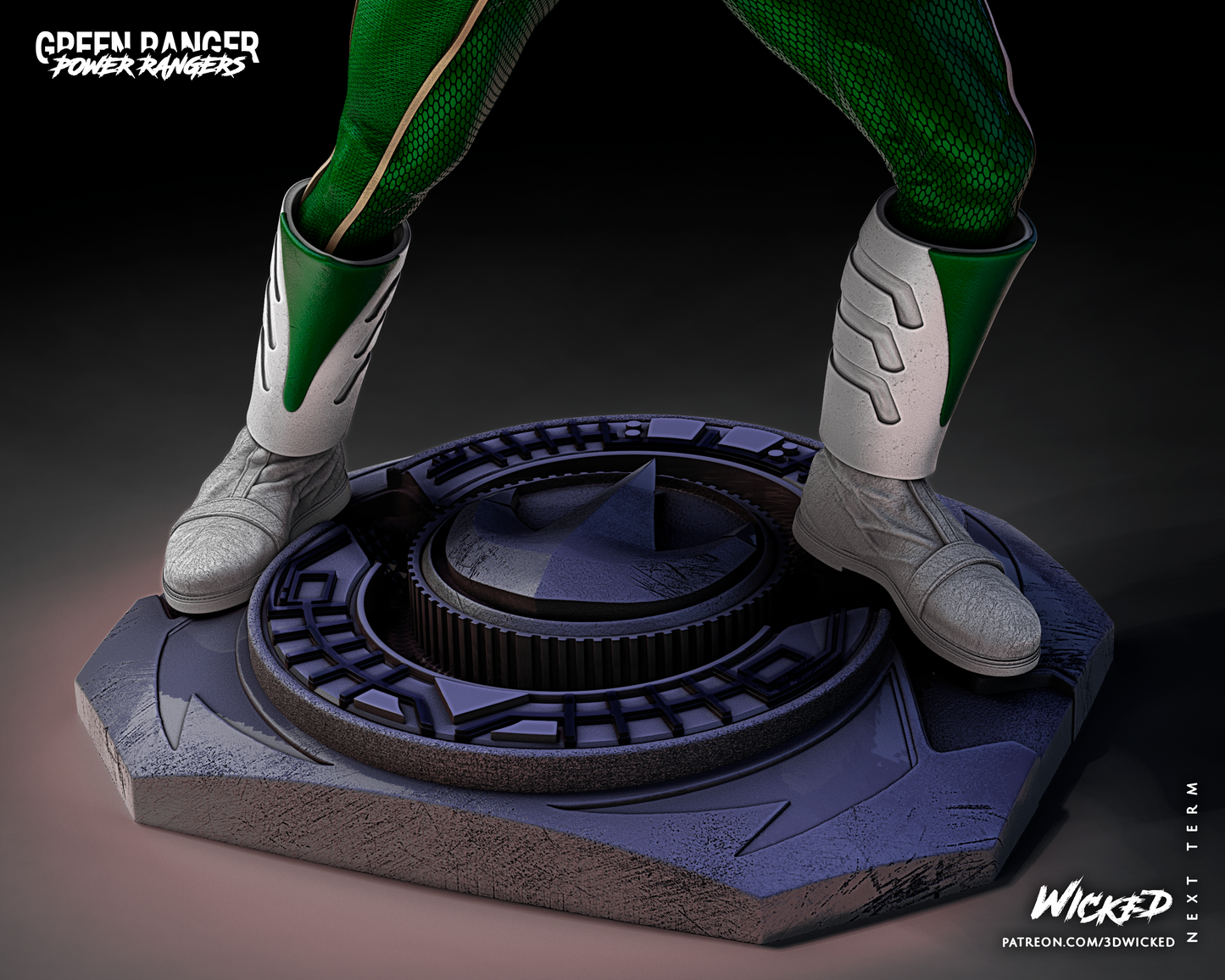 Power Rangers Green Ranger Statue