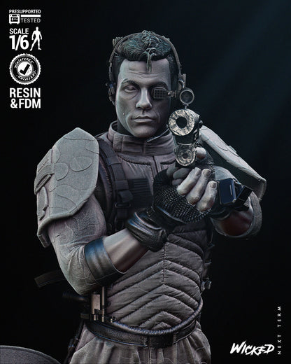 Pvt. Luc Deveraux (Universal Soldier) Statue