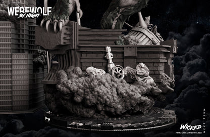 Werewolf Statue