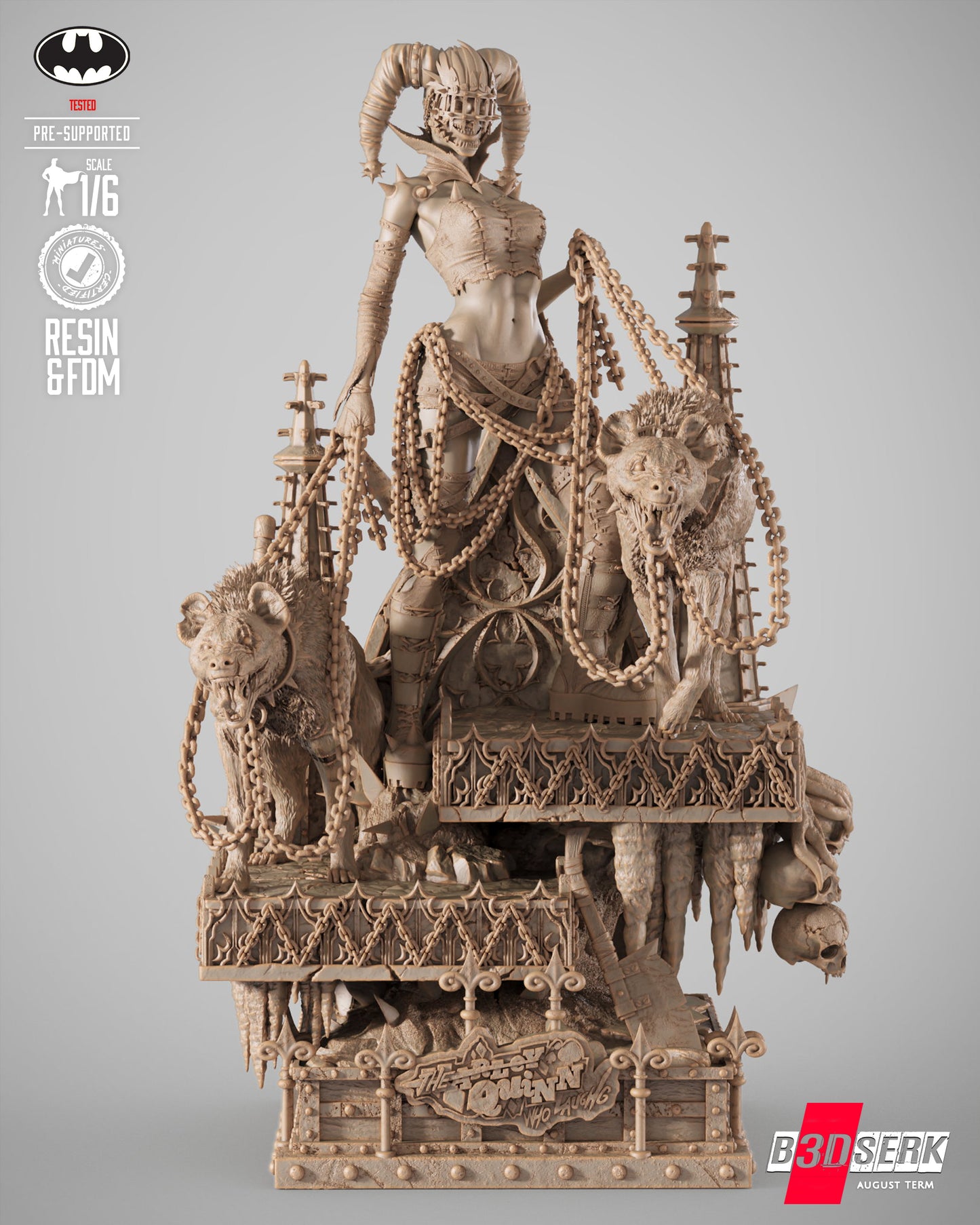 Harley Quinn Who Laughs Statue
