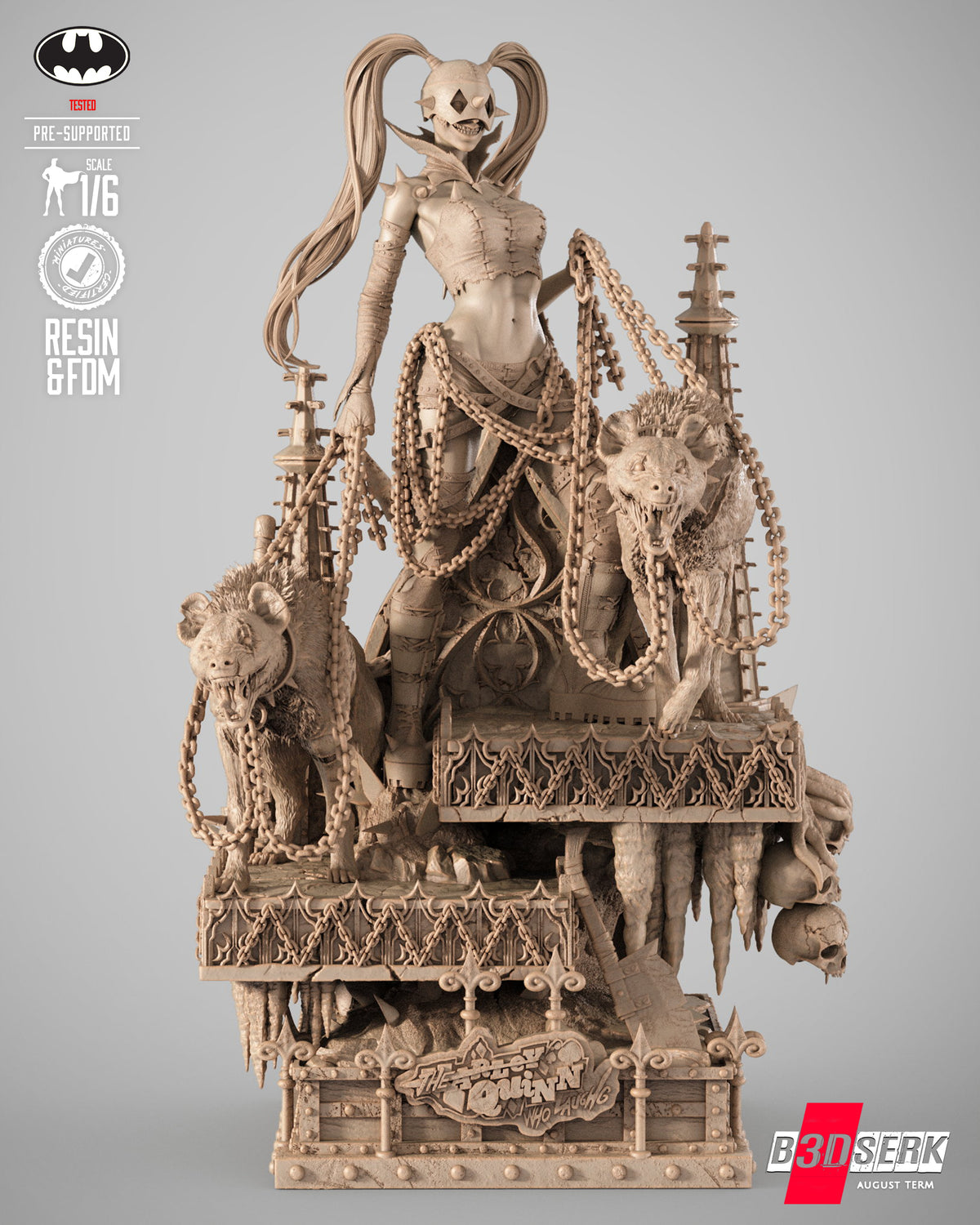 Harley Quinn Who Laughs Statue
