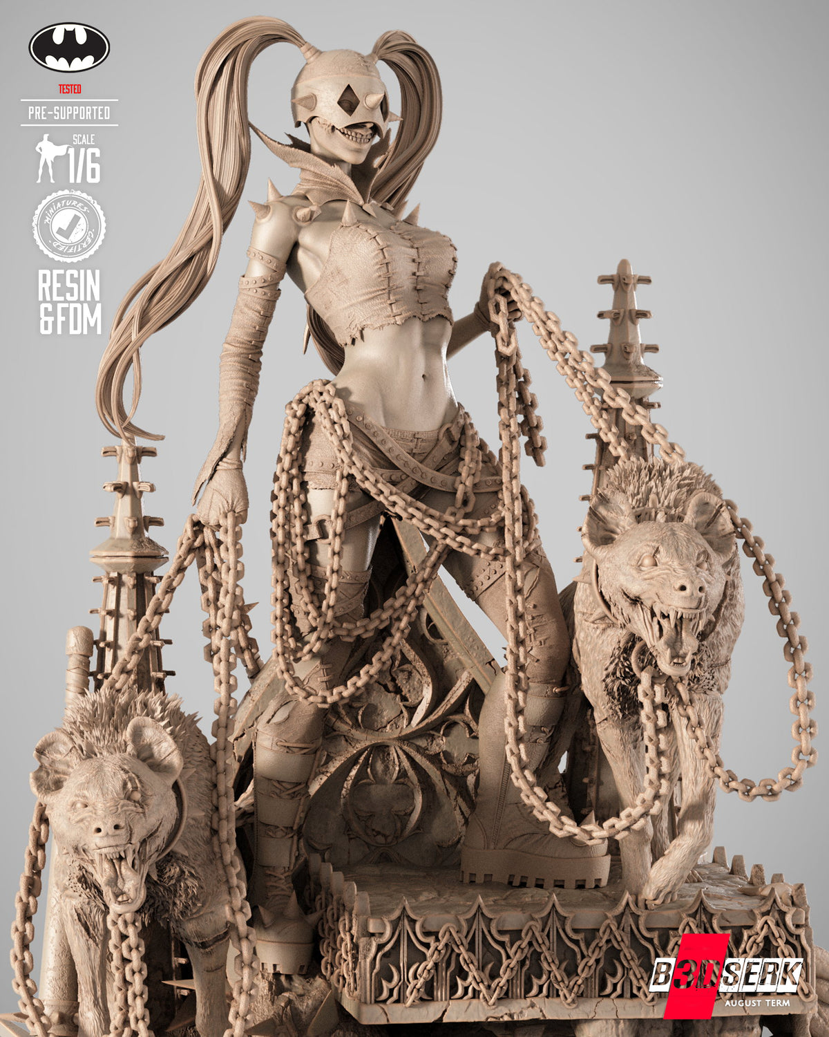 Harley Quinn Who Laughs Statue