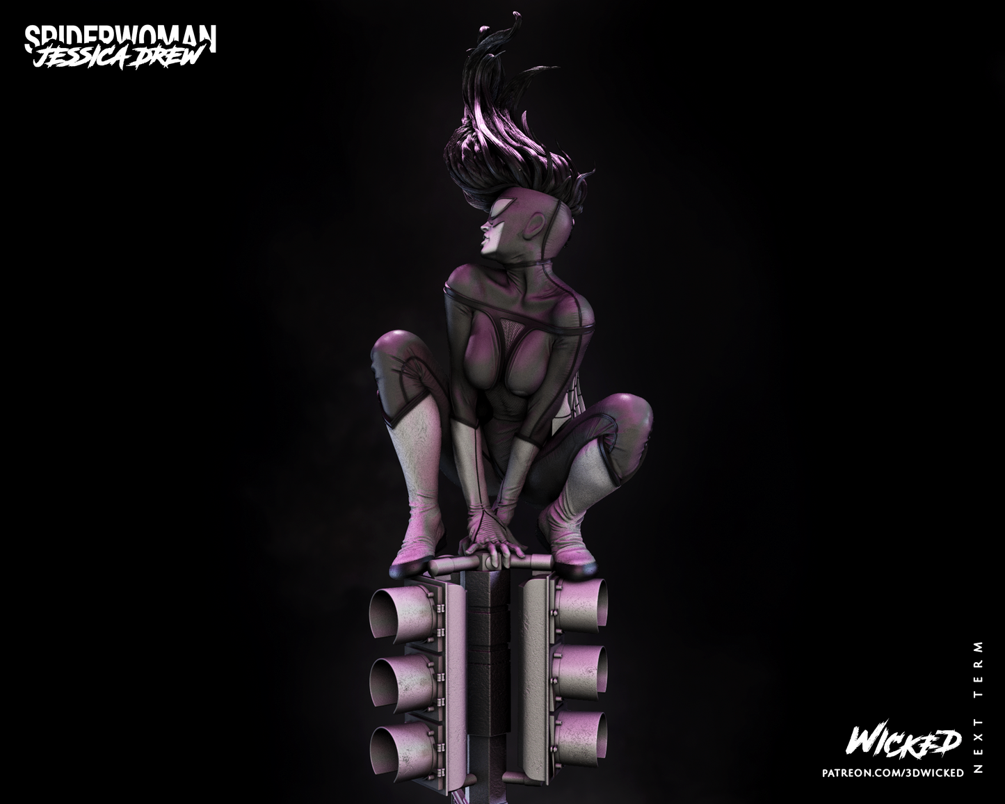 Spider Woman Statue