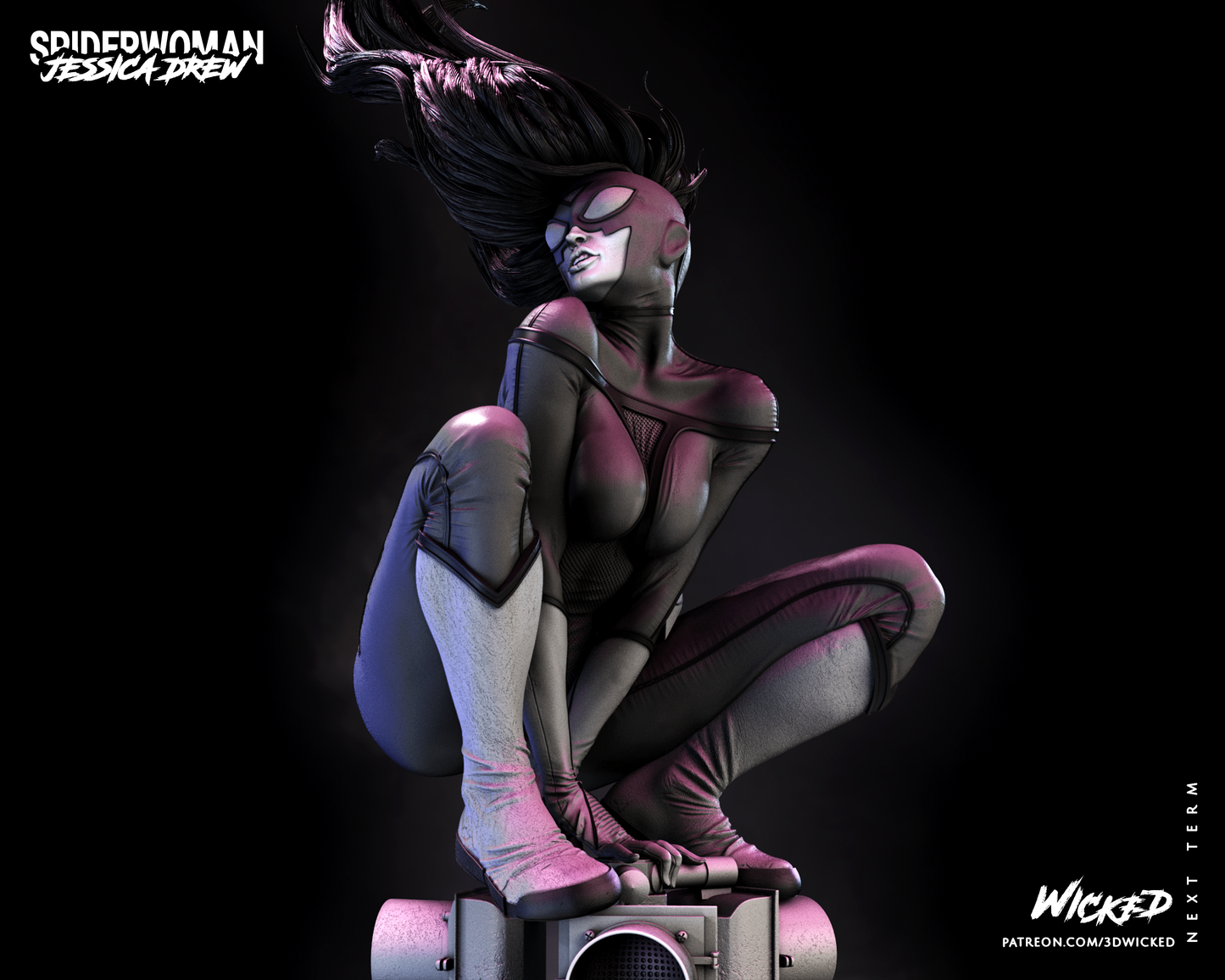 Spider Woman Statue