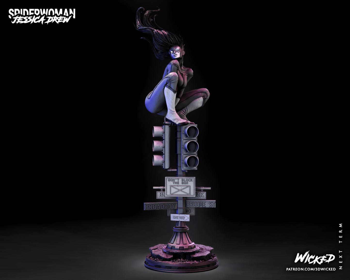 Spider Woman Statue