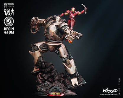 Iron Man and Iron Monger Diorama