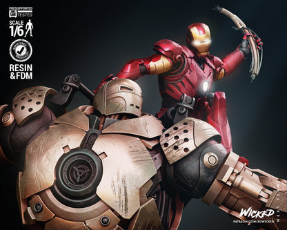 Iron Man and Iron Monger Diorama