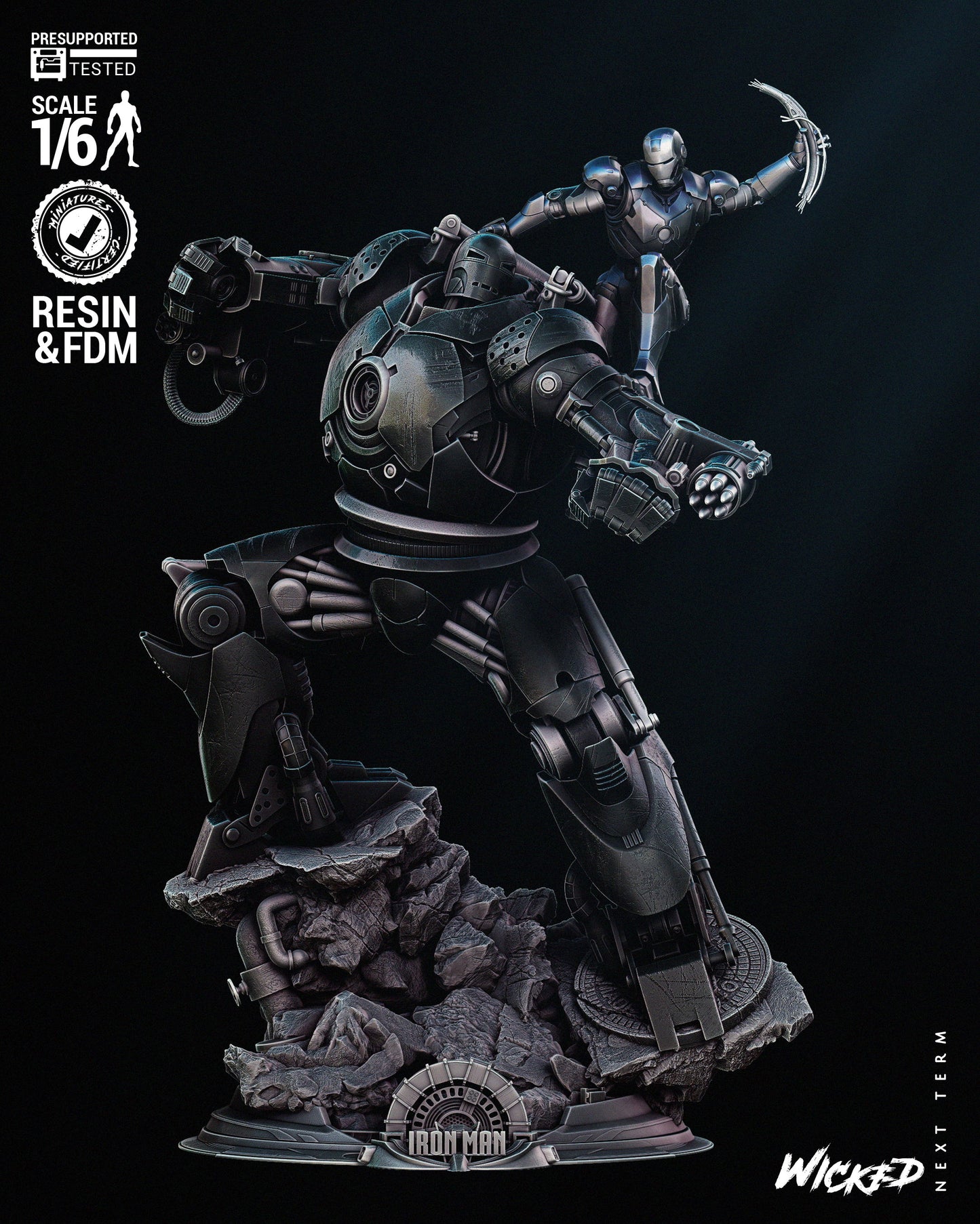 Iron Man and Iron Monger Diorama