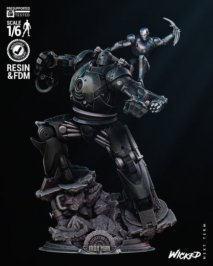 Iron Man and Iron Monger Diorama