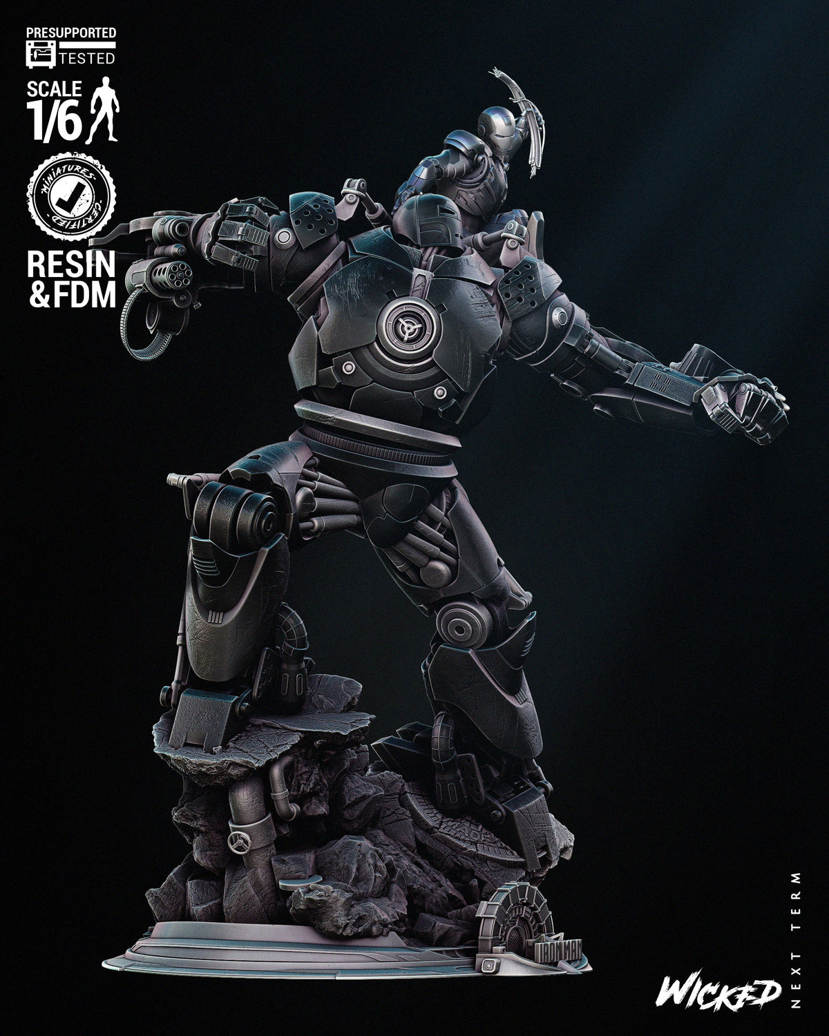 Iron Man and Iron Monger Diorama