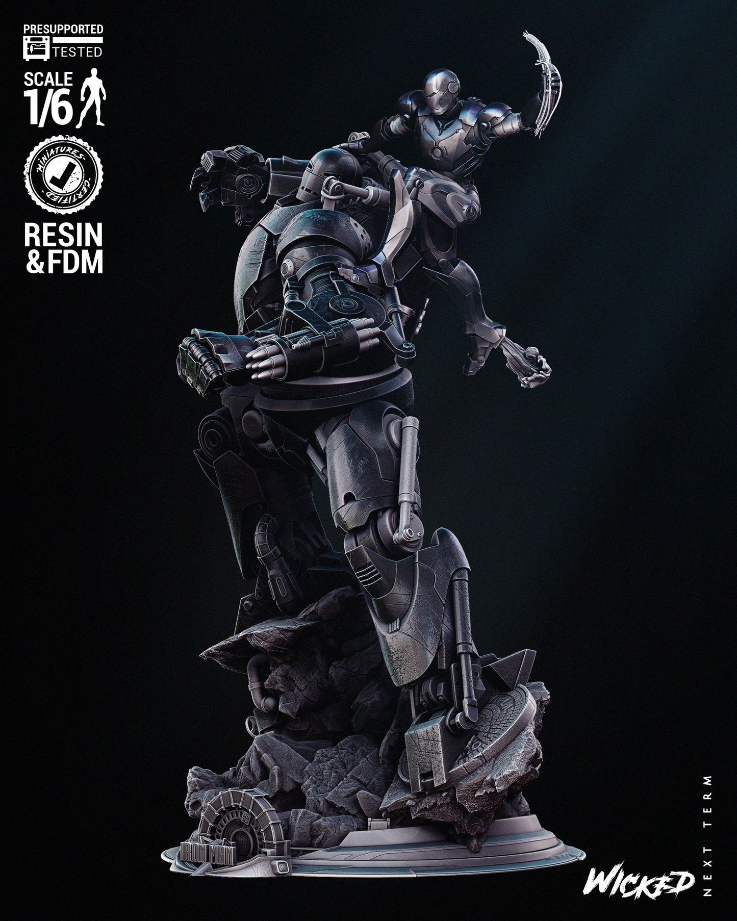 Iron Man and Iron Monger Diorama