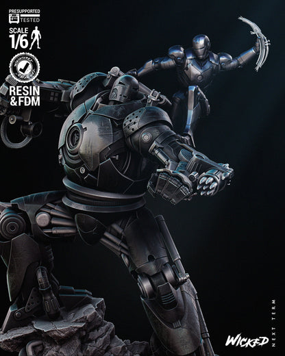 Iron Man and Iron Monger Diorama