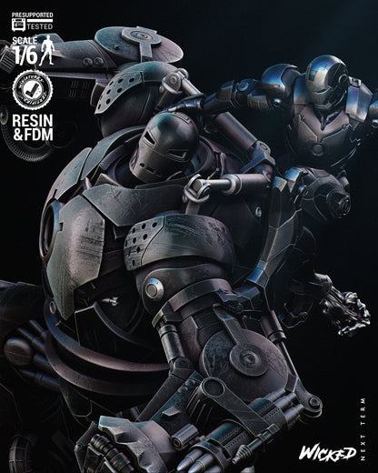 Iron Man and Iron Monger Diorama
