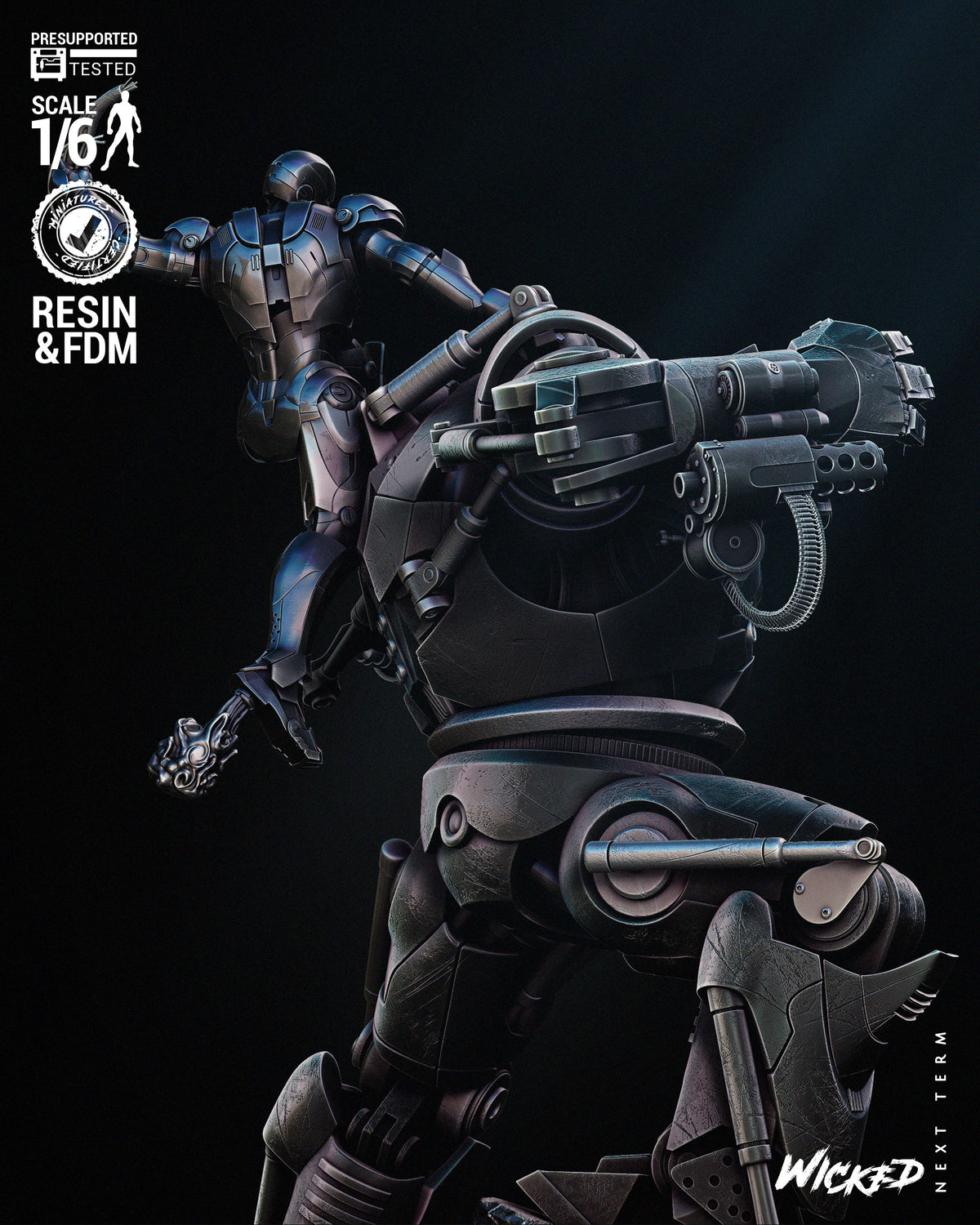 Iron Man and Iron Monger Diorama