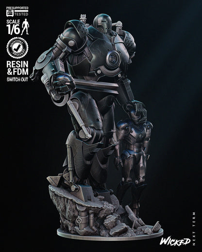 Marvel Iron Monger Statue