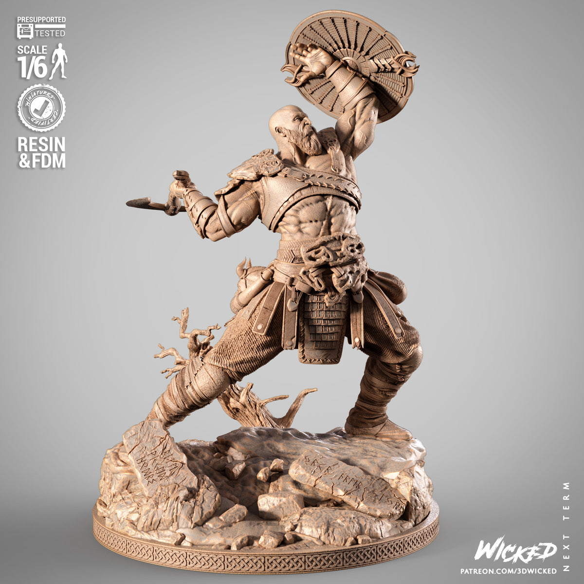 Kratos Statue