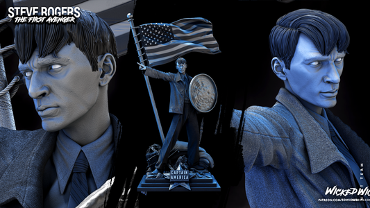 Steve Rogers Statue