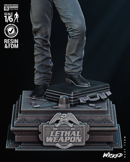 Martin Riggs (Lethal Wapon) Statue