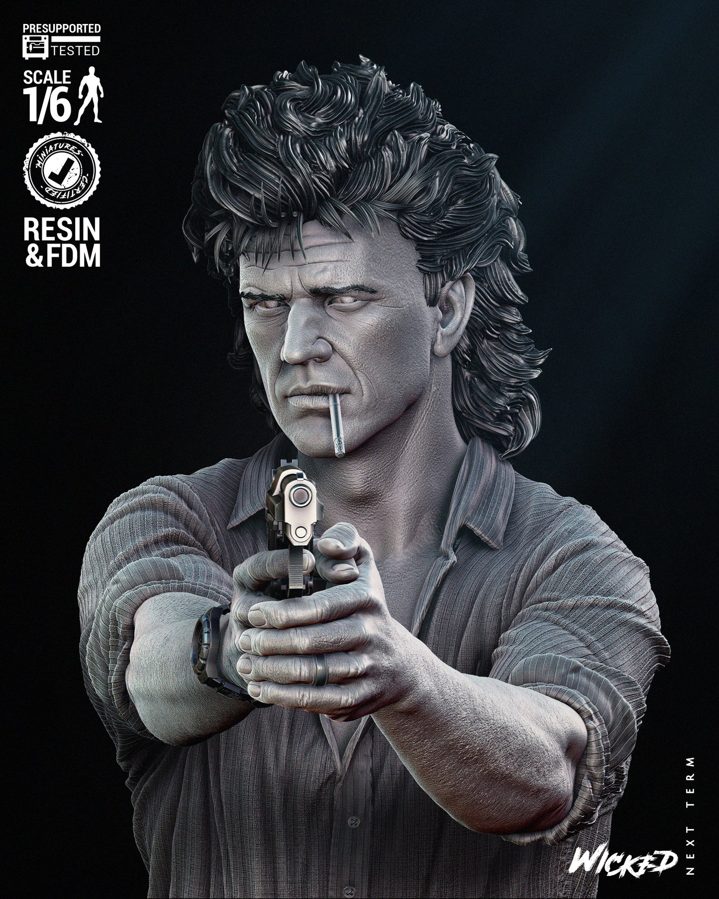 Martin Riggs (Lethal Wapon) Statue