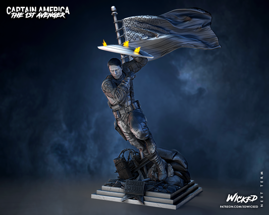 Captain America Statue