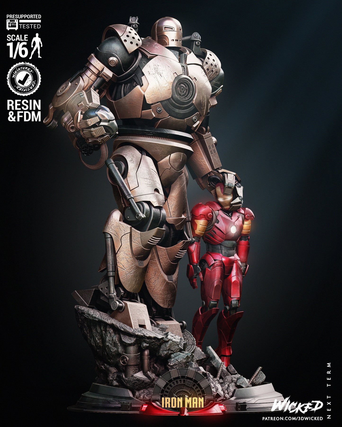 Marvel Iron Monger Statue
