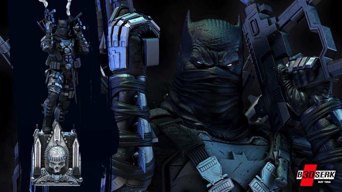 Grim Knight Statue