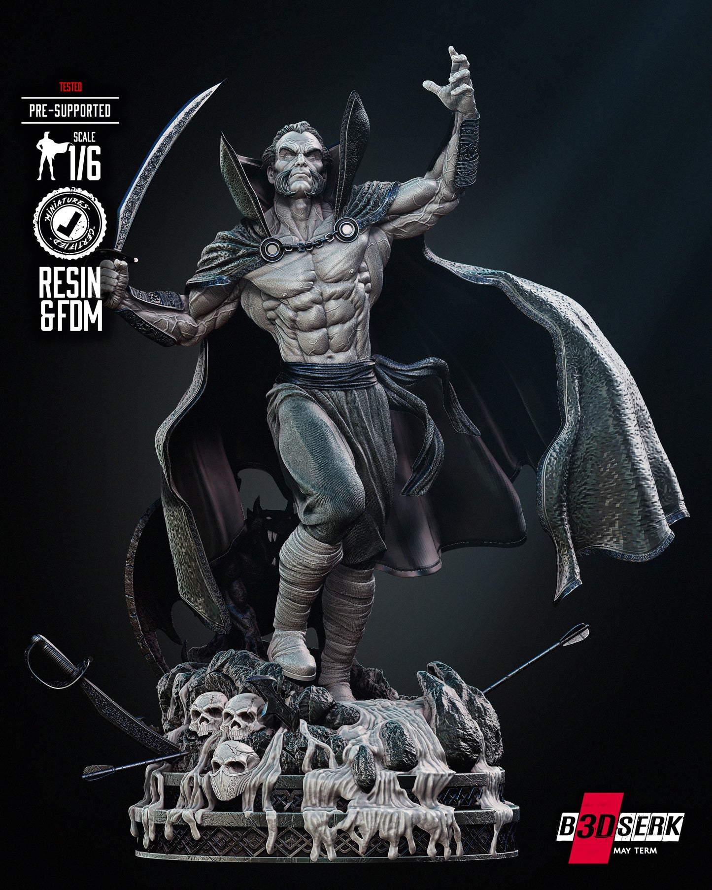 Ra's Al Ghul Statue