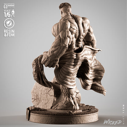 Red Hulk Statue